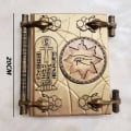 Miniatyrbild 10 av 10: Mummy Book of the Dead Magic Book Resin Hantverksprydnader för heminredning Gold