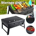 Bärbar kolgrill Grill Vikbar grill Kabob spis Camping utomhus