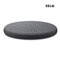 Miniatyrbild 1 av 10: Rund Memory Foam -kudde Bekväm Andas Vadderad Cover Tvättbar matta För Hem Sovrum Vardagsrum Dark Grey 40cm