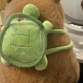Miniatyrbild 8 av 8: Härlig liten Capybara Plyschdocka Lättvikts Supermjuk fylld leksak för barn Pojke Flicka Kvinnor Män Doll and Turtle 10cm