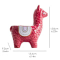Miniatyrbild 8 av 10: Unika djursuckulentkrukor Söta alpackasuckulentkrukor Heminredning för minisuckulentväxter Red A