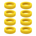 Miniatyrbild 1 av 7: 8st Case Hjulskyddsskydd Lågljudsvagnar Väska Case Skydd för stolhjul Yellow