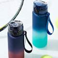 Miniatyrbild 3 av 8: 500ml/650ml/1000ml sportvattenkopp i plast Multifunktionell återanvändbar vattenkopp för fitness Blue Red 650ml