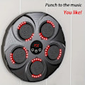 Miniatyrbild 7 av 8: LED Music Effect Boxningsmatta Multipurpose Rapid Rebound Boxning Training Pad Fitness Utrustning Red
