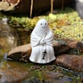 Miniatyrbillede 4 af 7: Søde Spøgelser Figur Dekoration Spooky Fiskende Spøgelser Statue Ferie Dekorationer Til Have Veranda Indretning Default