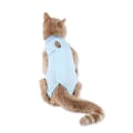 Miniatyrbild 5 av 11: Sällskapsdjur operationskläder Katt Spay och kastrat kläder för återhämtning Väst Skjorta Blue M
