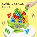 Miniatyrbild 2 av 9: Balance Towers Spel Kul att stapla byggstenar för barn Vuxna Nyhet Familjespel Storage Box