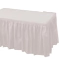 Miniatyrbild 10 av 10: Vattentät oljetät duk Återanvändbar bordskjol rektangel cover för festbröllopsbankett Dark Blue Table Cloth   Table Skirt