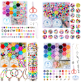 Miniatyrbild 3 av 9: DIY färgglada pärlor Set Handgjorda pärlarmband gör tillbehör för barn flickor 5205PCS