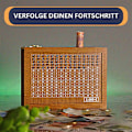 Miniatyrbild 6 av 7: Pengar i trä med disk med stor kapacitet Pengasparare för pojkar Flickor Barn Vuxen 1000m