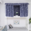 Miniatyrbild 2 av 6: Universal Studentsäng Gardin Privat Område Skydd Våningsgardin För Dorm Wish Tree 1.5m