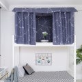 Miniatyrbild 6 av 6: Universal Studentsäng Gardin Privat Område Skydd Våningsgardin För Dorm Triangle Deer 1.2m