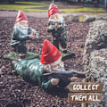 Miniatyrbild 4 av 10: Army Garden Dwarf Julträdgårdsstaty Gräsmattdekoration Använd hartshantverk för juldekoration inomhus eller utomhus 9cm C