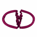 Miniatyrbild 1 av 5: Heatless Curl Ribbon för långt hår Heatless Lazy Curls Overnight Tube Curling DIY Mjukt skum hårcurl för kvinnor tjejer Rose Red