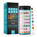 Miniatyrbild 1 av 9: 7 i 1 100 st Pool Test Strips Multi-Purpose Exakt testpapper för Spa Hot Tub