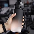 Miniatyrbild 2 av 8: 500ml/650ml/1000ml sportvattenkopp i plast Multifunktionell återanvändbar vattenkopp för fitness Blue Red 650ml