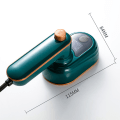 Miniatyrbild 9 av 9: Hopfällbar mini ångstrykjärn Bärbar torr & våt resestrykmaskin Multifunktionsspray Kläder strykjärn Blackish Green US plug