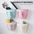 Miniatyrbild 8 av 10: Väggmonterad förvaringskorg Mini Diverse förvaringslåda Flerfunktionshushållshållare för hemkök White