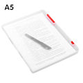 Miniatyrbild 1 av 11: A4/A5 Transparent förvaringslåda Bärbar organizer Red Small A5
