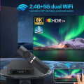 Miniatyrbild 6 av 11: 8K set-top box med fjärrkontroll Multipelanvändning Media Player TV Box för hem i vardagsrummet 2g8g EU plug