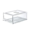 Miniatyrbild 10 av 10: Rensa Kylskåp Förvaringslåda Låda Design Avloppsstapling Transparent Frukt Organizer Bin Hushåll With Partition Medium
