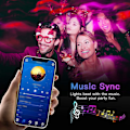 Miniatyrbild 8 av 10: RGB- set med fjärrkontroller Bluetooth-kompatibla appar Party Bröllopslampor Dekor för inomhusrum 5m