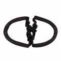Miniatyrbild 1 av 6: Heatless Curl Ribbon för långt hår Heatless Lazy Curls Overnight Tube Curling DIY Mjukt skum hårcurl för kvinnor tjejer Black