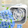 Miniatyrbild 7 av 11: Elektriska Bubble Makers Bubble Blowing Products Tecknad Rocket Launcher Shape Blue