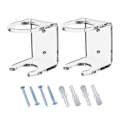 Miniatyrbild 4 av 11: Baseball Förvaringsställ Väggmonterad Softbollhållare Bat Display Stand För Hem Transparent 2 Packs