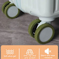 Miniatyrbild 4 av 6: Resväskor Hjulskydd Silikon Tysta Skyddsöverdrag Bullerreducerande Anti-Repskydd Bagagehjulskydd Glow green 8pcs