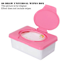Miniatyrbild 8 av 9: 80 Wipe Wet Tissue Box Enkelt att använda Återanvändbart case för förvaring av vävnad Red