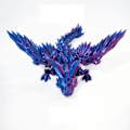 Miniatyrbild 1 av 8: 3D- printed flygande drakar leksaker prydnad charmig mode dekorativ modell för pojke flicka kvinnor män Purple MINI