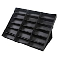 Miniatyrbild 6 av 10: 18 Grids Glasögon Solglasögon Glasögon Förvaring Display Box Hållare Case Organizer Red