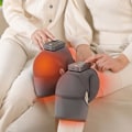 Miniatyrbild 6 av 11: Digital Display Elvärme Knä Massager Multi Modes Justerbara Massager För Minskar svullnad Smärta 2pcs
