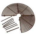 Miniatyrbild 1 av 10: Multifunktionell växtkruka Raster Justerbar Slitstark Blomkruka Cover för trädgårdens innergårdsbalkong Brown 52cm
