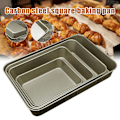 Miniatyrbild 2 av 10: Nonstick Bakeware Rektangulär Cake Pan Multipurpose Quick Release Cake Bröd Rostat bröd Bakpanna M