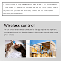 Miniatyrbild 9 av 11: Smart WiFi-fjärrkontroll Strömbrytare Universal Smarts-kontrollknapp för elektrisk utrustning 16A