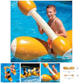 Miniatyrbild 6 av 9: Vatten Underhållning Spelleksak Uppblåsbar Float Flotte Stol Stick Simspel Kit