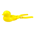 Miniatyrbild 1 av 10: Anka Formad Snowball Maker Clip Barn Utomhus Vinter Snö Sand Form Verktyg leksak Yellow