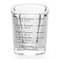 Miniatyrbild 1 av 10: 60ml glas fyrkantig kopp uns kopp med våg bakning mått kopp för hem kök 60ml Graduated Square Cup
