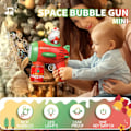 Miniatyrbild 10 av 11: Bubble Maker i form av skjutvapen Färgglada bubbelleksaker med LED-ljus för utomhusbruk 633 1