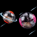 Miniatyrbild 8 av 10: 12 cm tyst hamster träningshjul mini löpboll Akryl för hamster Guinea små husdjursmaterial Pink