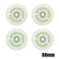 Miniatyrbild 5 av 8: 4st Flash Inline Skate Wheels 90A LED Lighting Skating Wheels 80 76 72 68 Multicolour 72mm