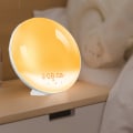 Miniatyrbild 9 av 11: LED Wake Up Light Färgglad väckarklocka Nattljus Solnedgångssimuleringslampa Australian Charger