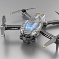 Miniatyrbild 7 av 11: Vikbar trippellins kamera-drönare Optical Flows Positionering Quadcopters för nybörjare Carbon 1 battery