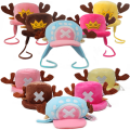 Miniatyrbild 4 av 8: Vinterplysch varm hatt Söt tecknad Tony Tony Chopper Shape semesterpresenter för kvinnor flicka C