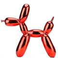 Miniatyrbild 5 av 7: Nordic Resin Hundhantverk Galvanisering Ballong Hund Skulptur Hemdekorationer Modernt vardagsrum Desktop Djurdekor Prydnad Pink XL