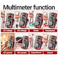 Miniatyrbild 5 av 11: 3 i 1 oscilloskop signalgenerator multimeter Helautomatisk elektrisk testare för spänningsdetektering 1PCs