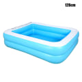 Miniatyrbild 1 av 10: Uppblåsbar pool Uppblåsbar barnpool Fullstor familjeloungepool för baby Barn Vuxna Trädgård Bakgård 128cm