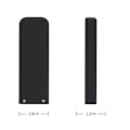 Miniatyrbild 11 av 11: Smart Touch Sensor Elektrisk tändare Bärbar USB uppladdningsbar vindtät tändare White Black Suction Card